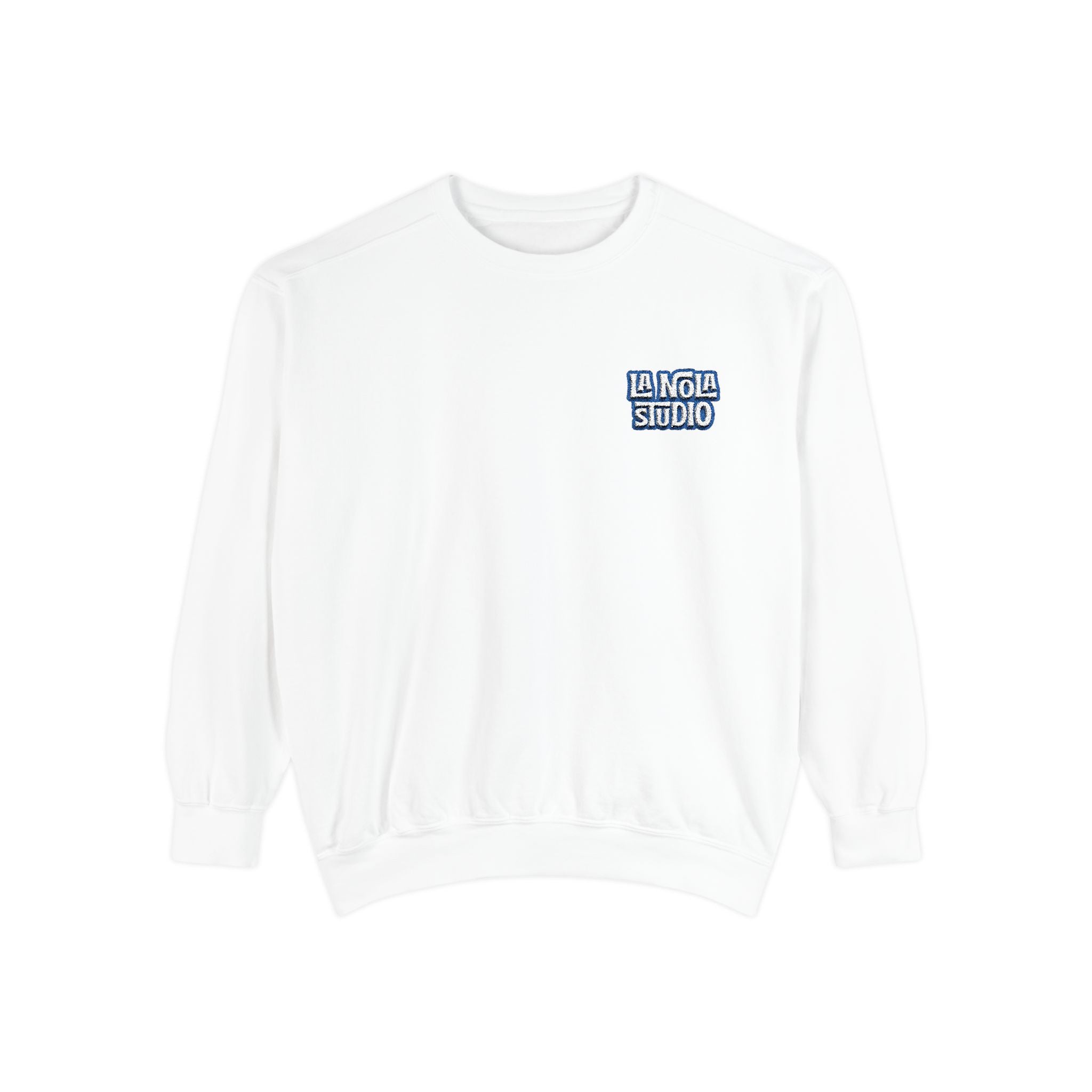 Relaxed Retro La Nola Sweatshirt | Comfort Colors Embroidered