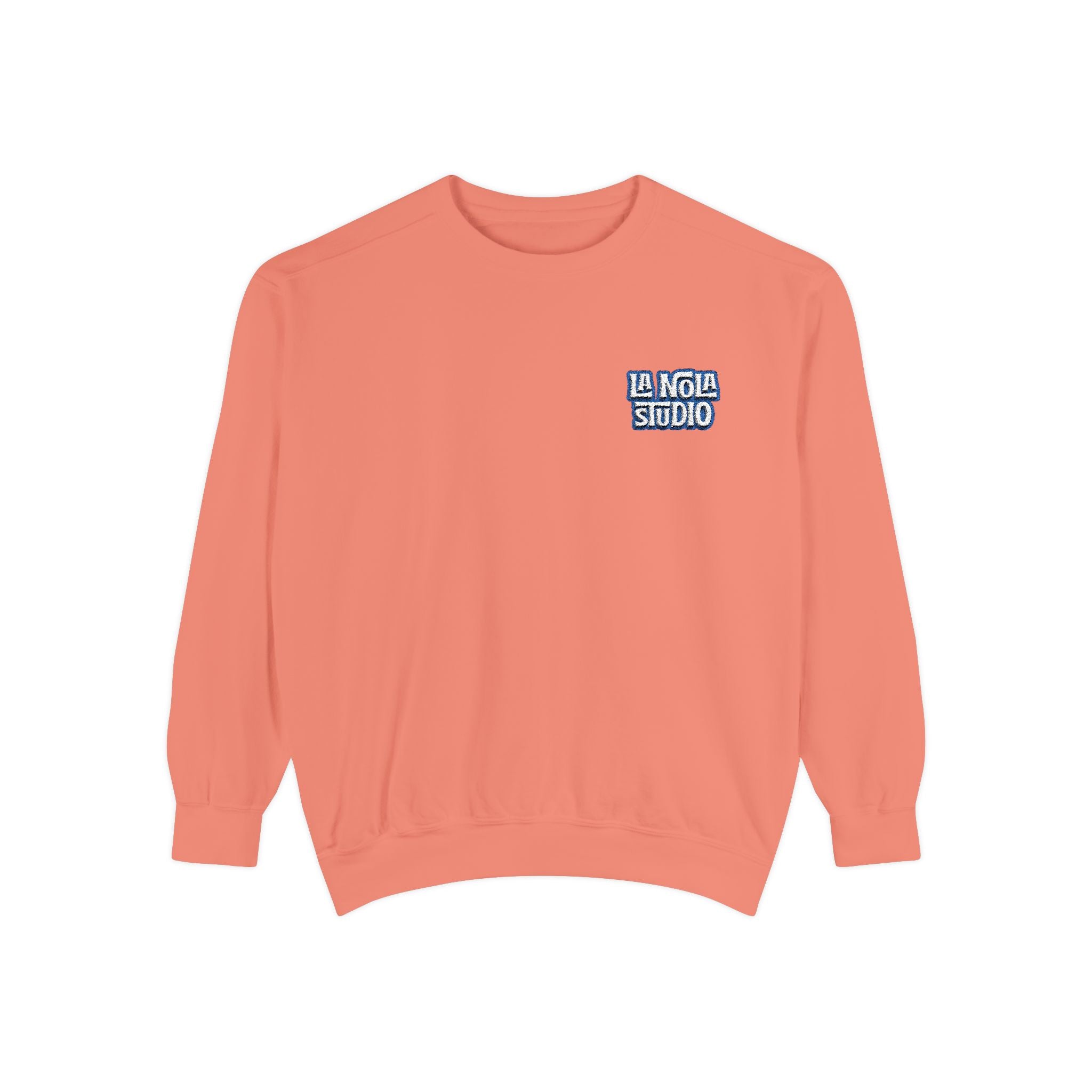 Relaxed Retro La Nola Sweatshirt | Comfort Colors Embroidered