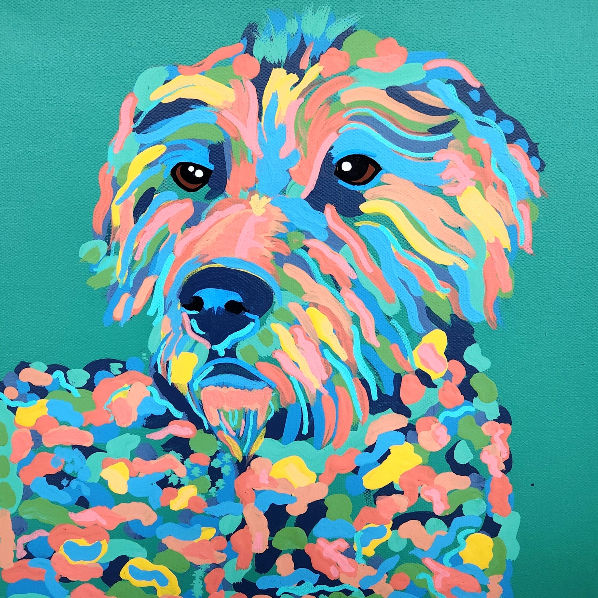 Custom Abstract Pet Portrait