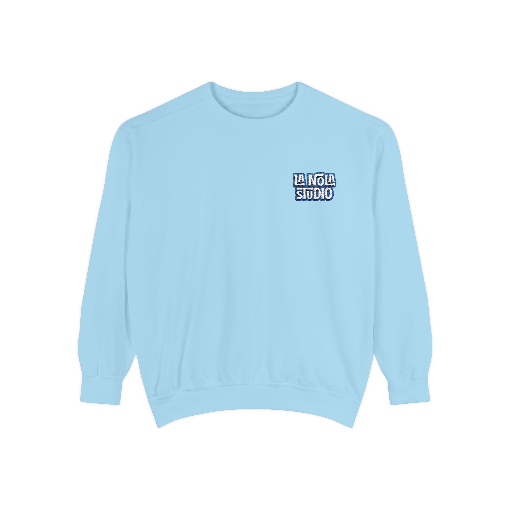 Relaxed Retro La Nola Sweatshirt | Comfort Colors Embroidered