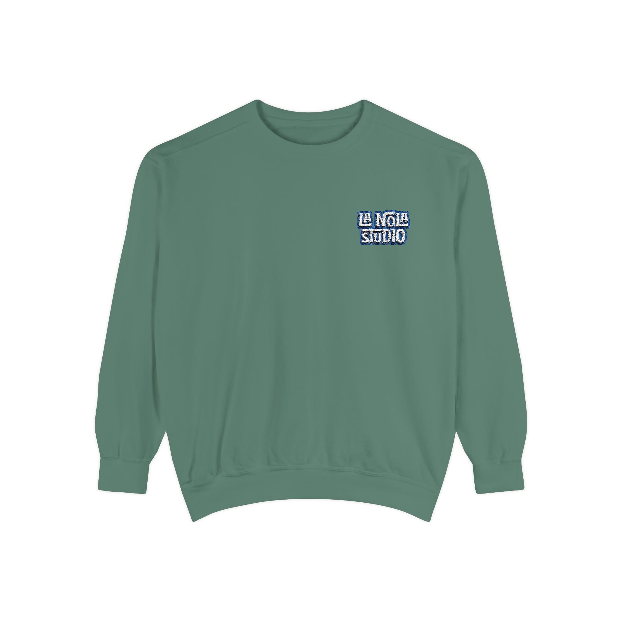 Relaxed Retro La Nola Sweatshirt | Comfort Colors Embroidered