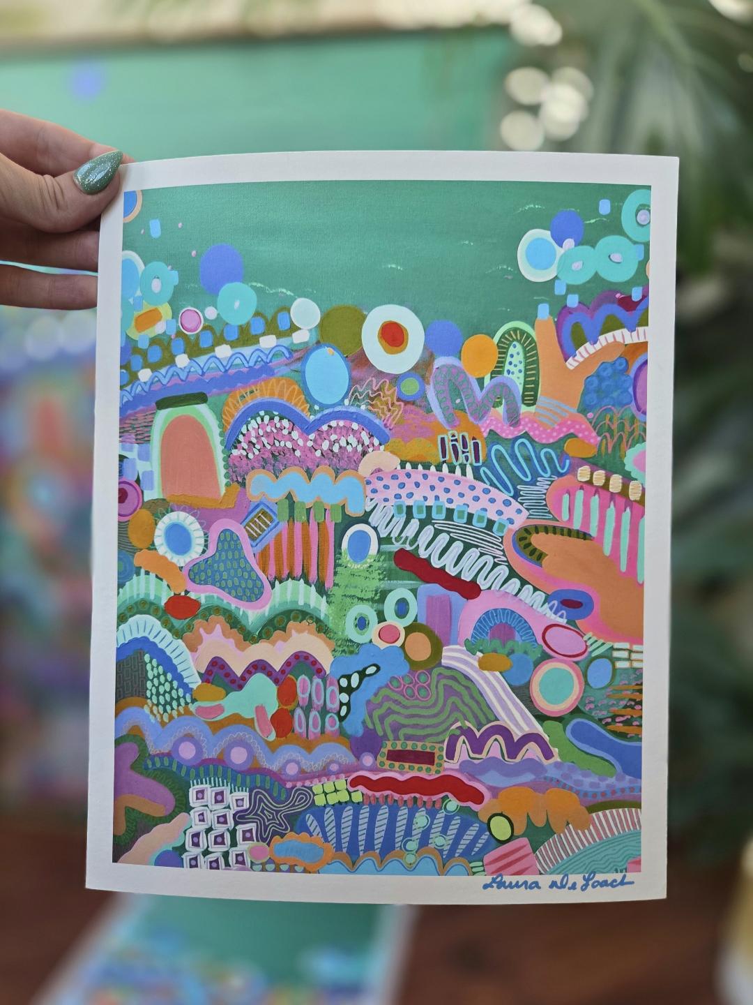 Green Goddess Print