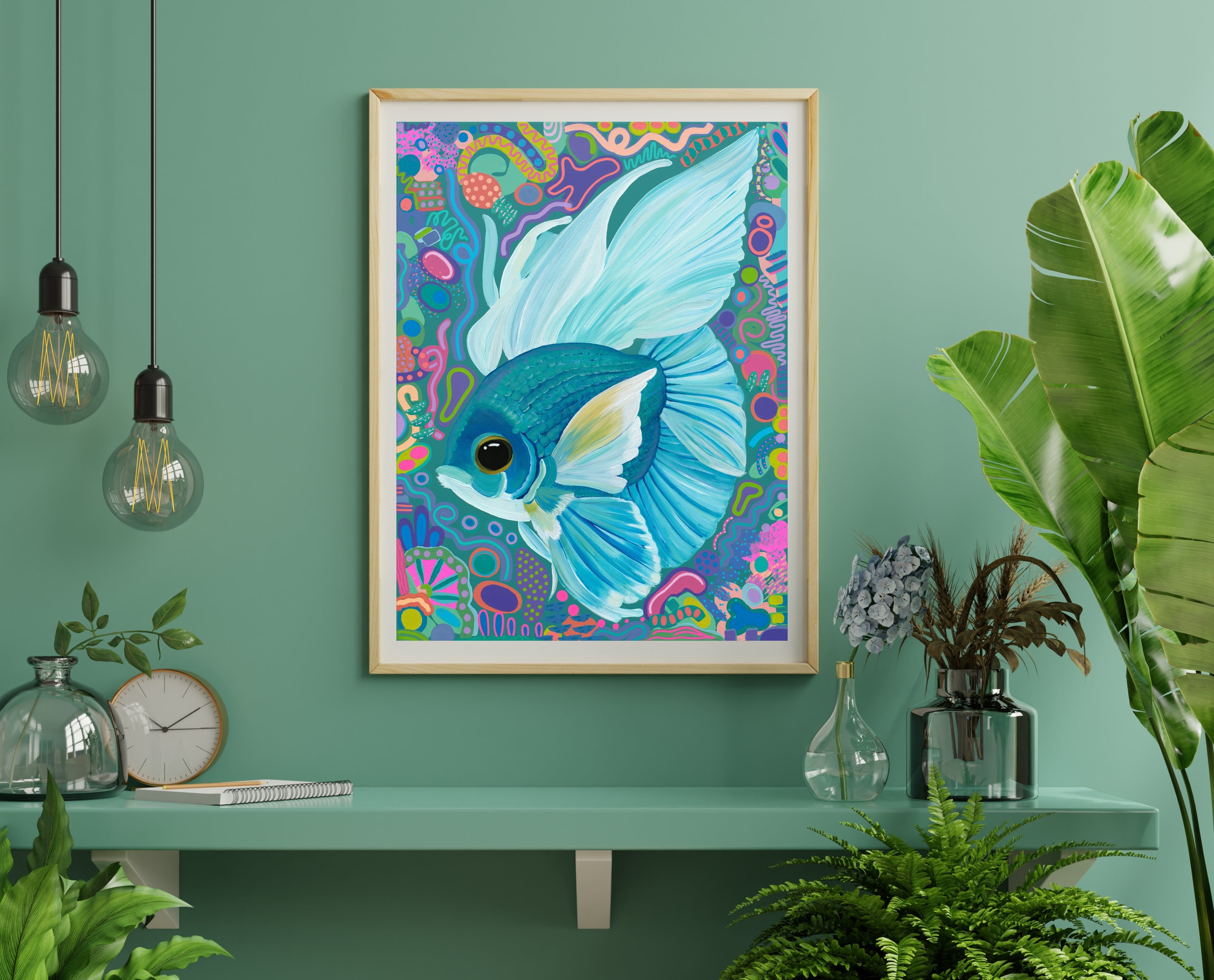 Party Fins - Limited Edition Print