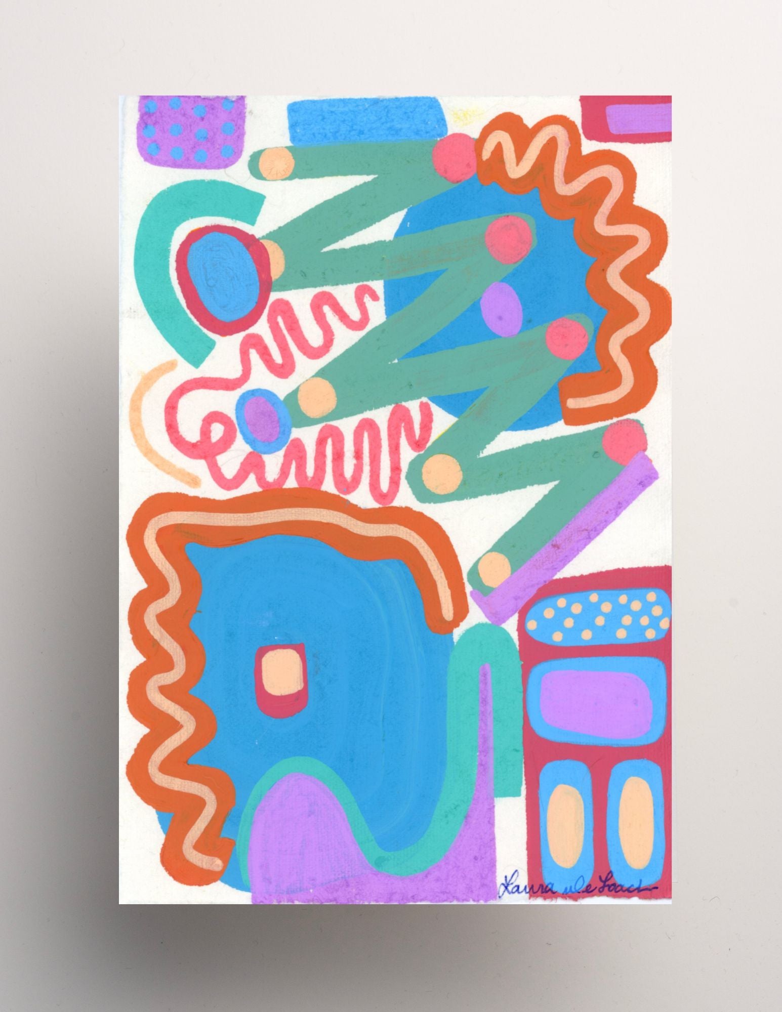 Original Abstract Mini